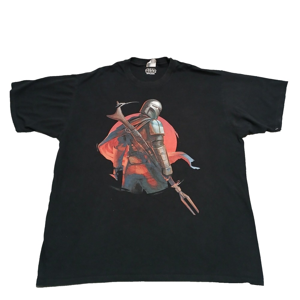 Star Wars The Mandalorian IG-11 Battle‎ Ready Unisex Black T-Shirt Size XL